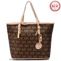 michael kors jet set logo groot bruin bakken Amsterdam Winkel zfj49214